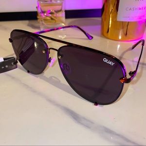 Quay High Key Aviator Sunglasses